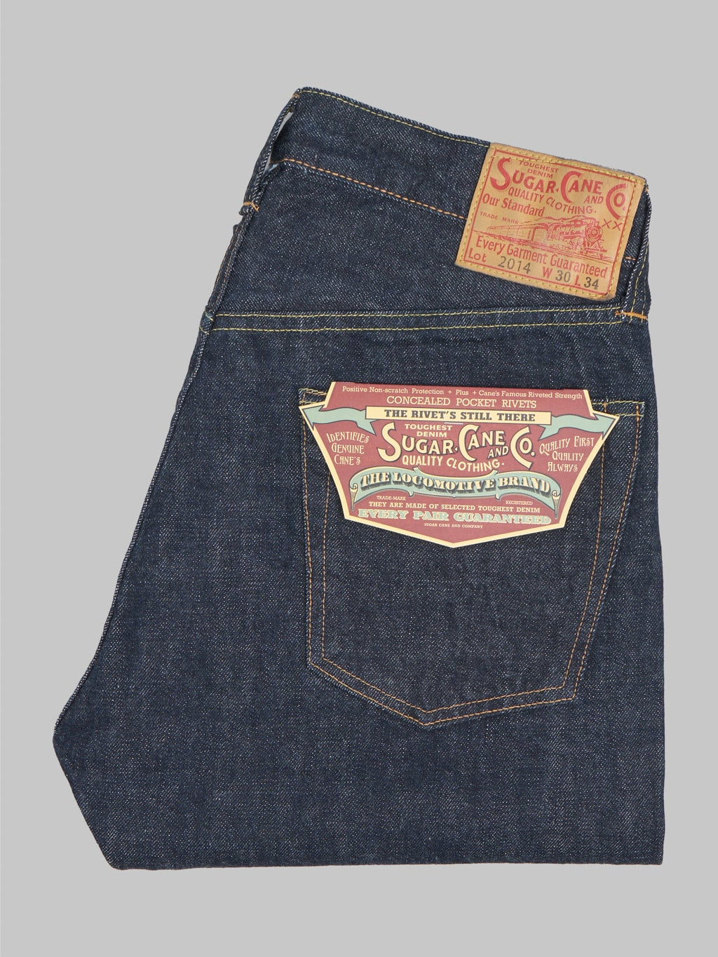 sugar cane 2014 slim tapered selvedge denim jeans made in japan