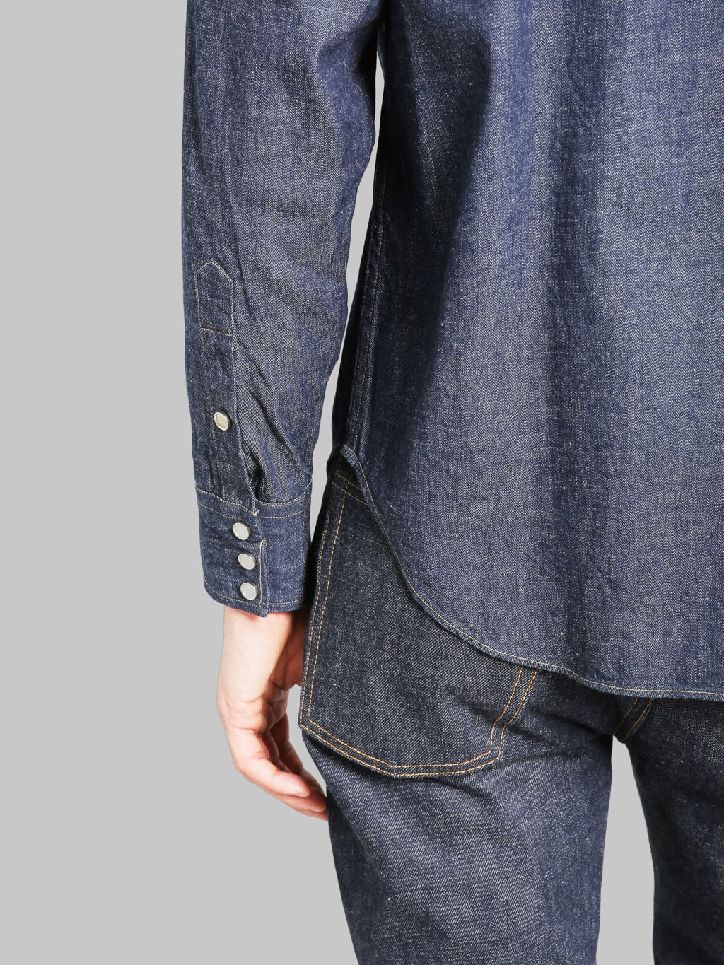 Sugar Cane 9oz Western Denim Shirt