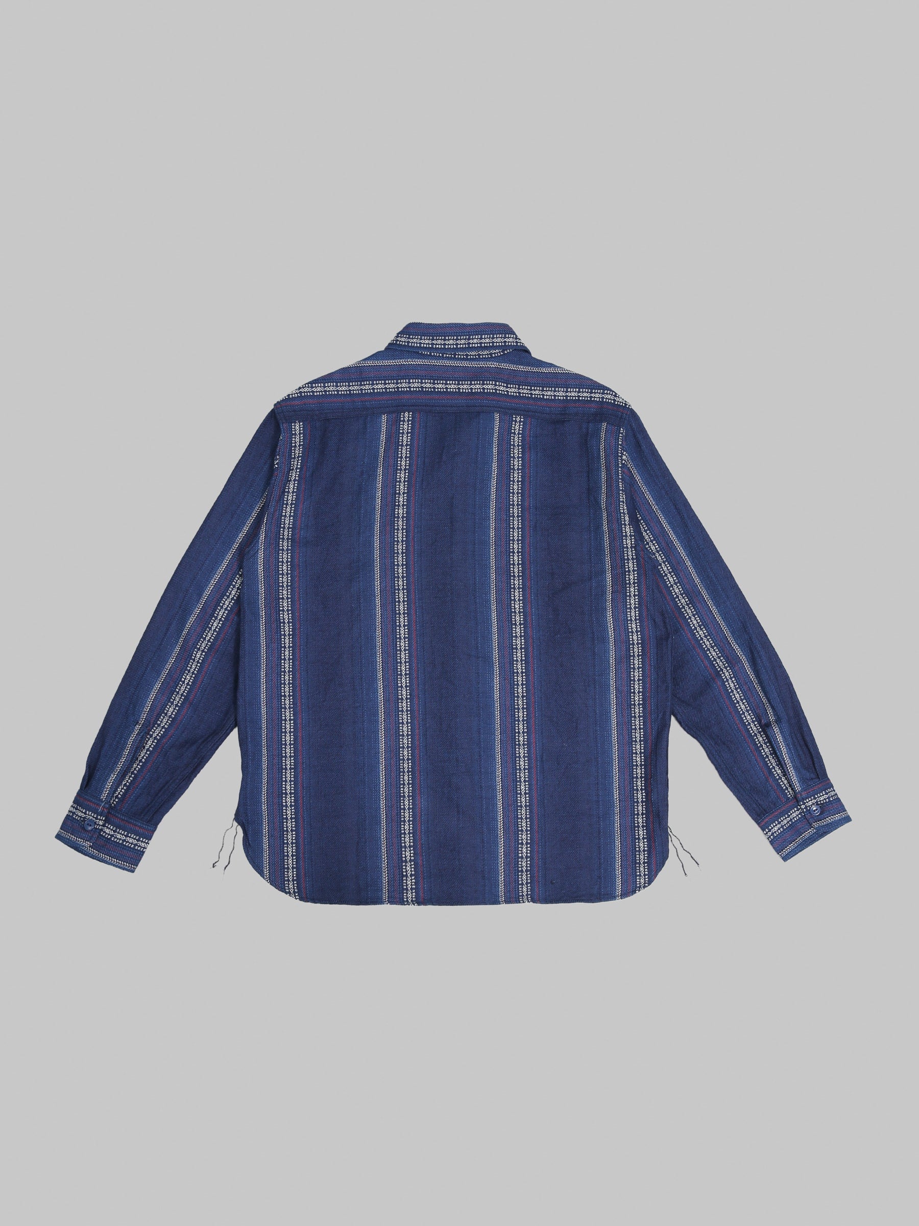 Sugar Cane Native American Indigo Dobby Work Shirt