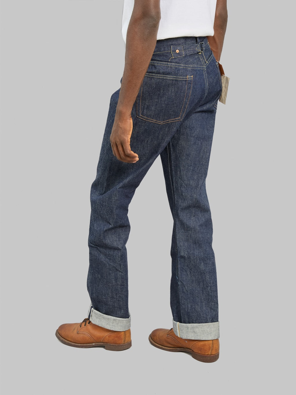 Sugar Cane 1942 Super "Denim" Collectibles #05 14.25oz Blue Denim Waist Overalls