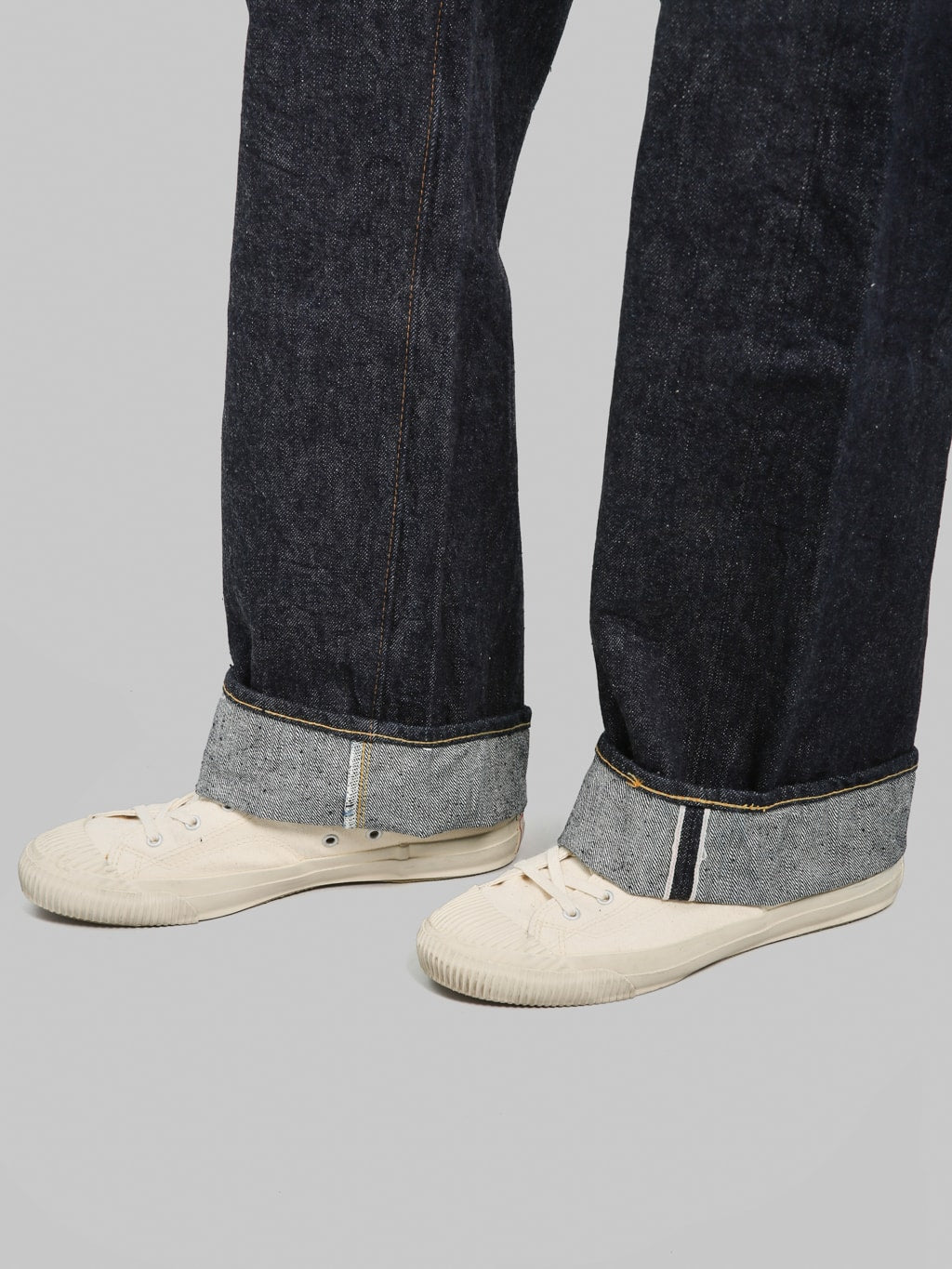 Sugar Cane "Waist Overalls 2025 Model" 13oz Wide Leg Jeans - Redcast Heritage Co.