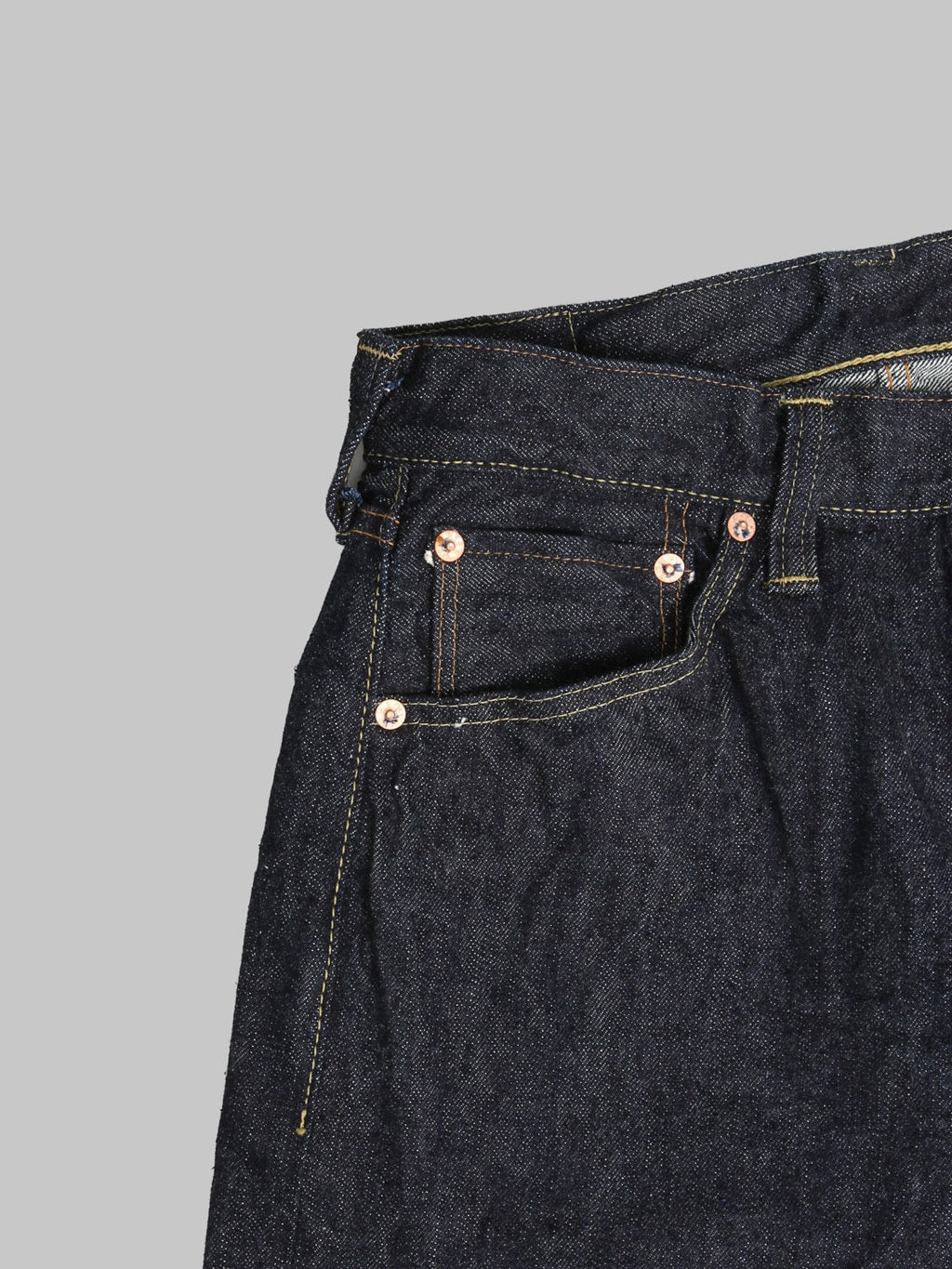 Sugar Cane "Waist Overalls 2025 Model" 13oz Wide Leg Jeans - Redcast Heritage Co.