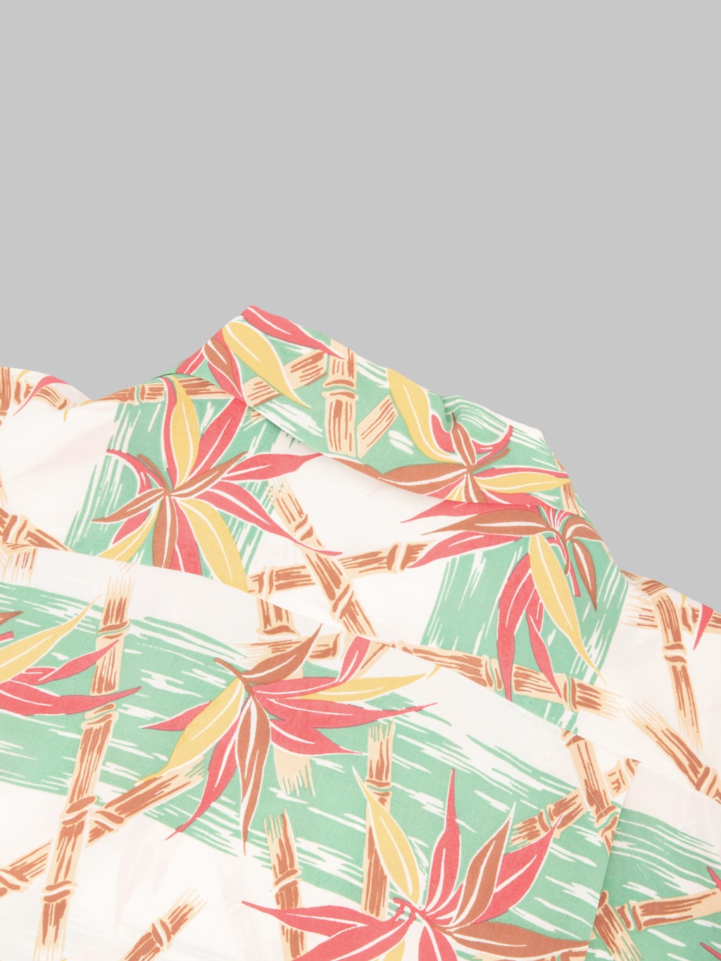 Sun Surf Bamboo Grasslands Hawaiian Shirt Green