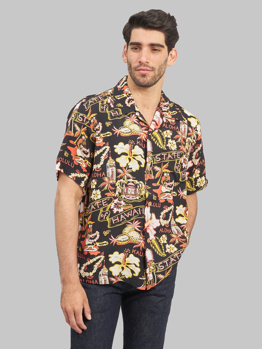 Sun surf shop aloha shirt