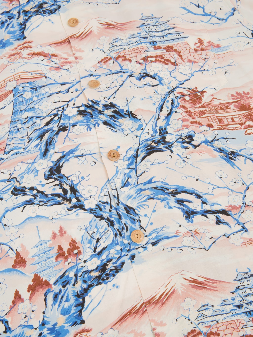 Sun Surf Scenery Of Japan Hawaiian Shirt Brown