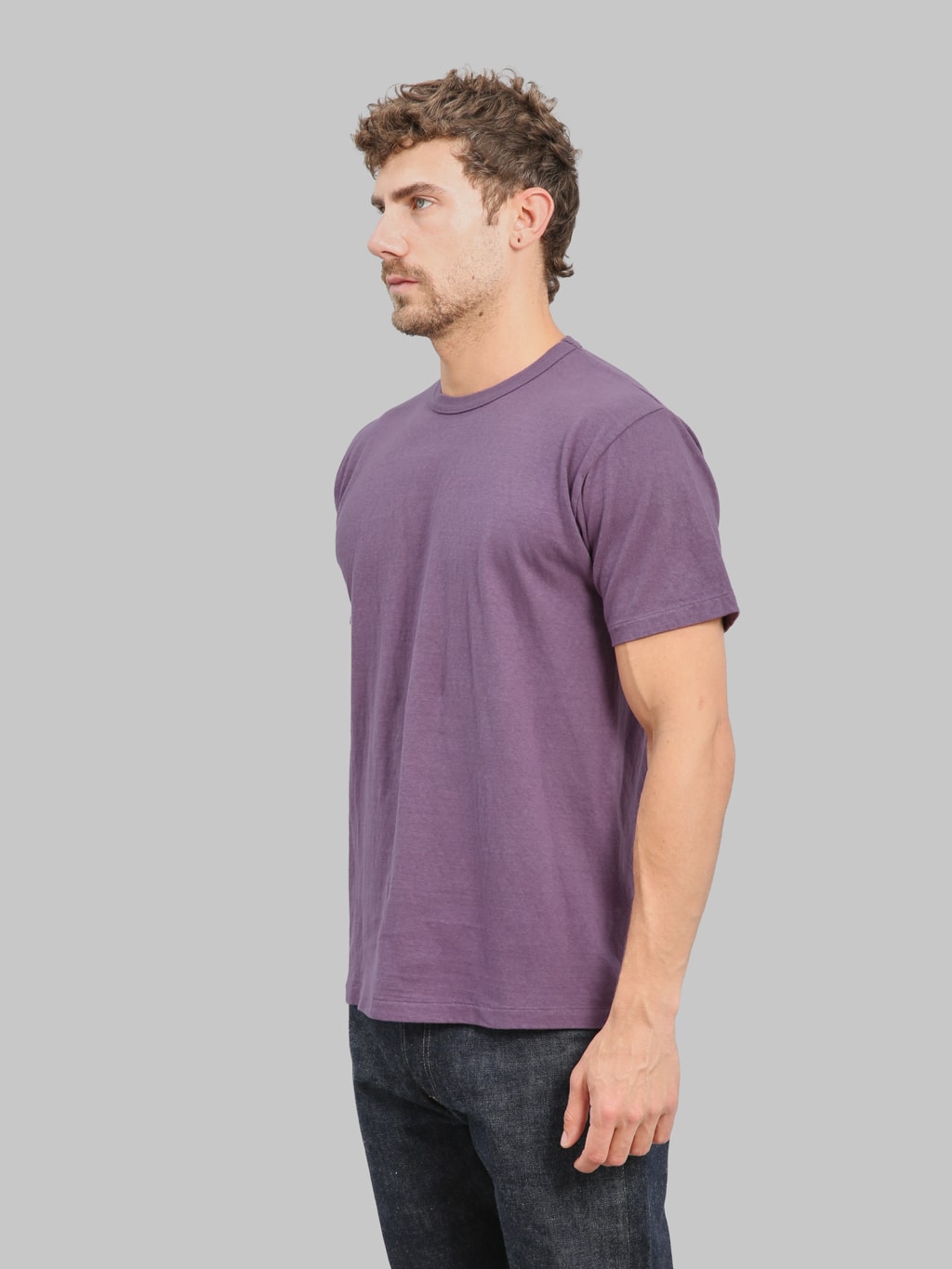 Sunray Sportswear Haleiwa 260gsm Ochiwata Recycled Cotton T-Shirt Vintage Violet