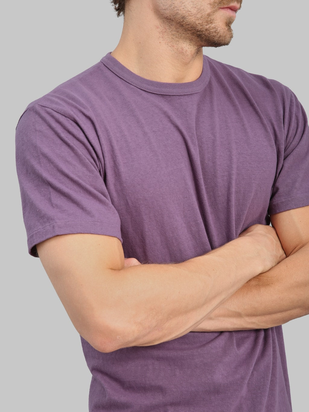 Sunray Sportswear Haleiwa 260gsm Ochiwata Recycled Cotton T-Shirt Vintage Violet