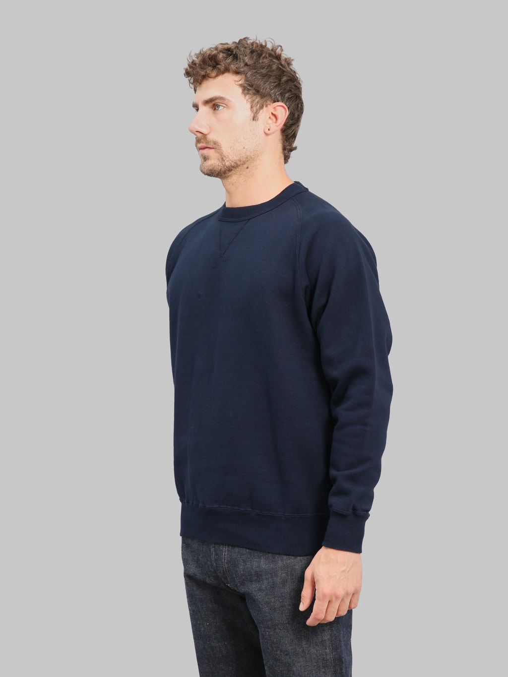 Sunray Sportswear Puamana Crew Neck Raglan Sweatshirt Dark Navy