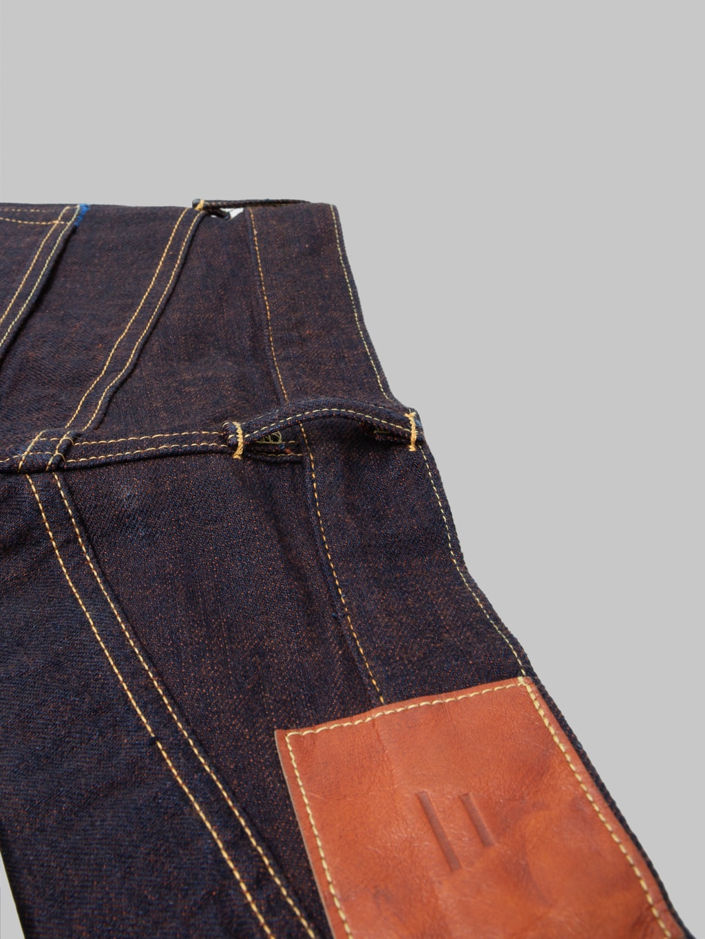 Tanuki TNK103KH "Kakishibu" 14.5oz Loose Straight Jeans