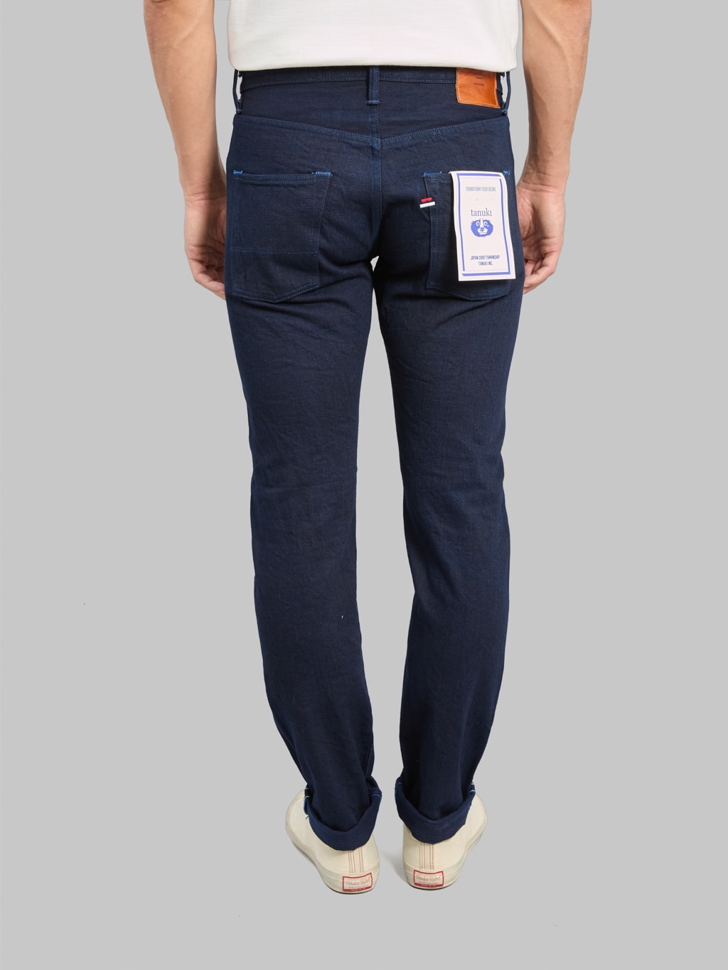 Tanuki TNK202ID "Indigo x Indigo" 15oz High Tapered Jeans