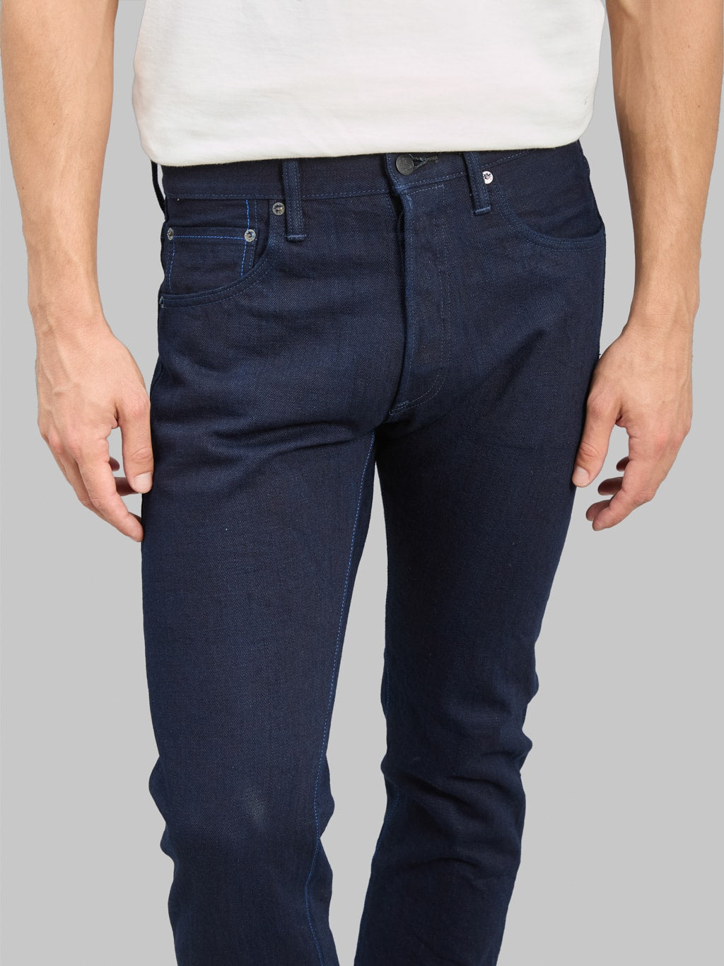 Tanuki TNK202ID "Indigo x Indigo" 15oz High Tapered Jeans