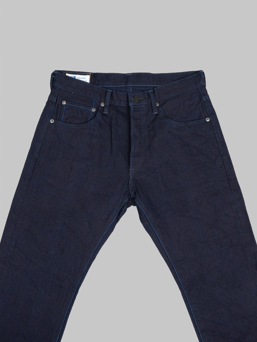 Tanuki TNK202ID "Indigo x Indigo" 15oz High Tapered Jeans