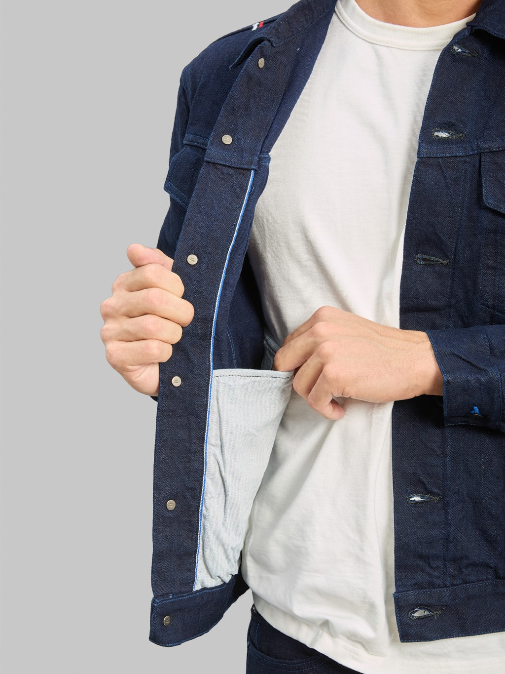 Tanuki TNK403ID "Indigo x Indigo" 15oz Type III Jacket