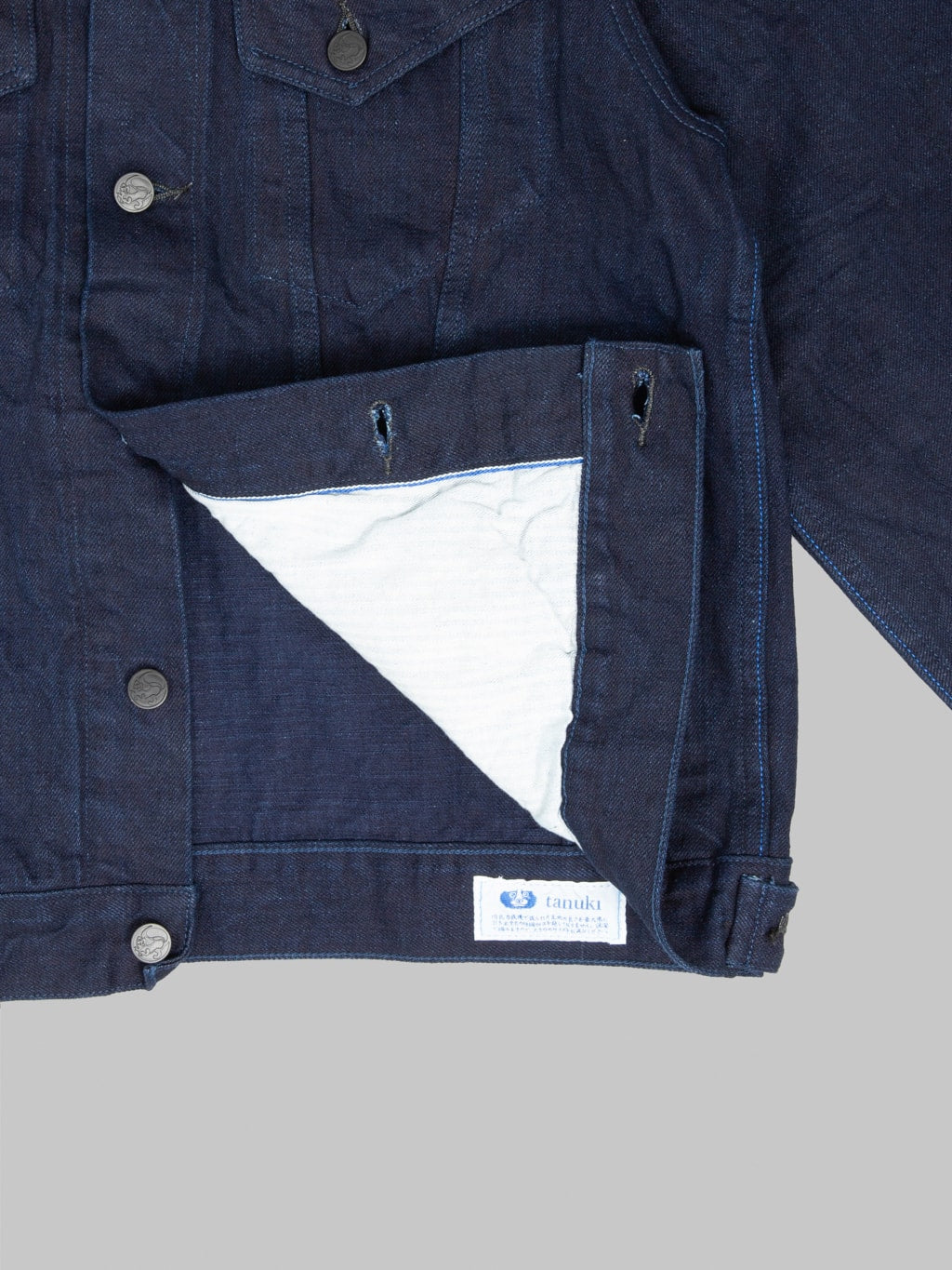 Tanuki TNK403ID "Indigo x Indigo" 15oz Type III Jacket