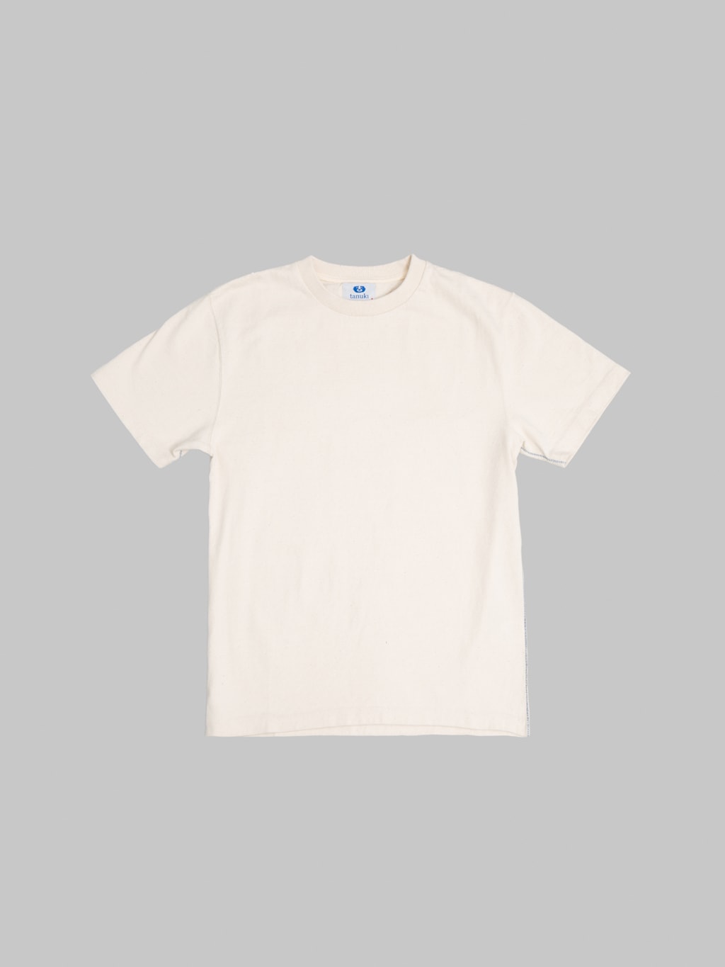 Tanuki Heavy Shiramayu T-Shirt Natural