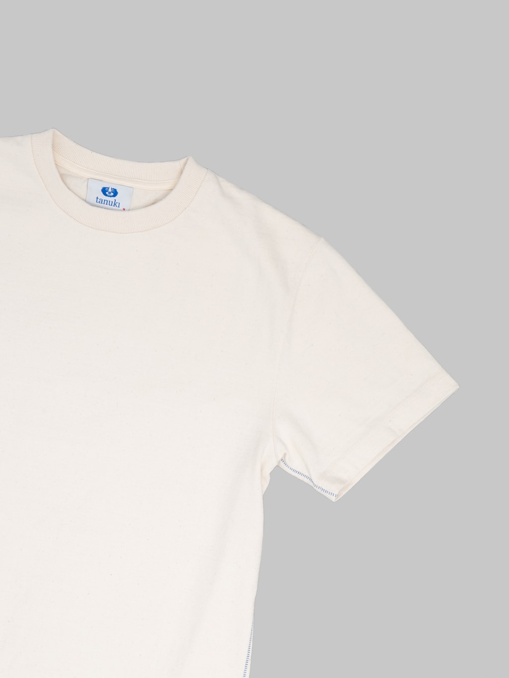 Tanuki Heavy Shiramayu T-Shirt Natural