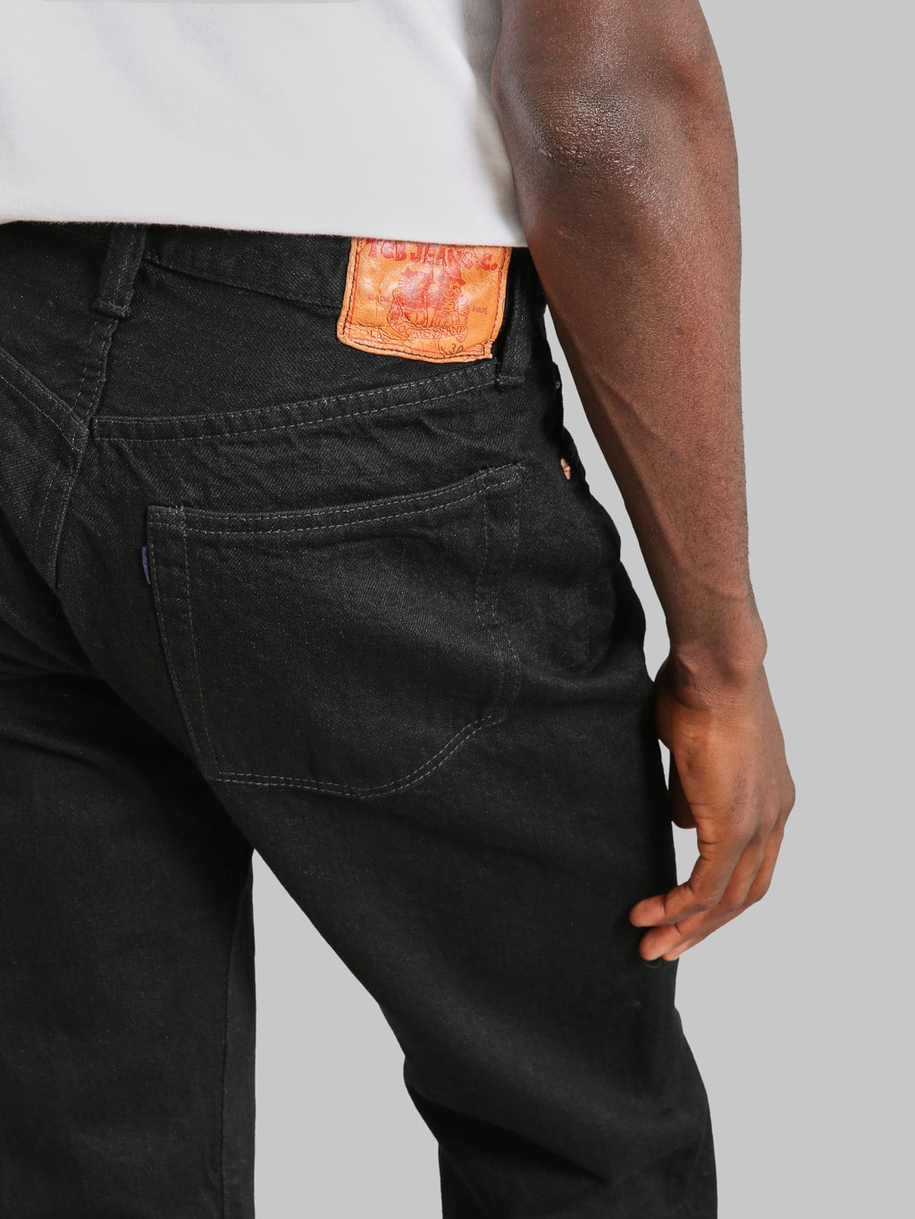 TCB Late S40´s WWII 14oz Regular Straight Jeans Black