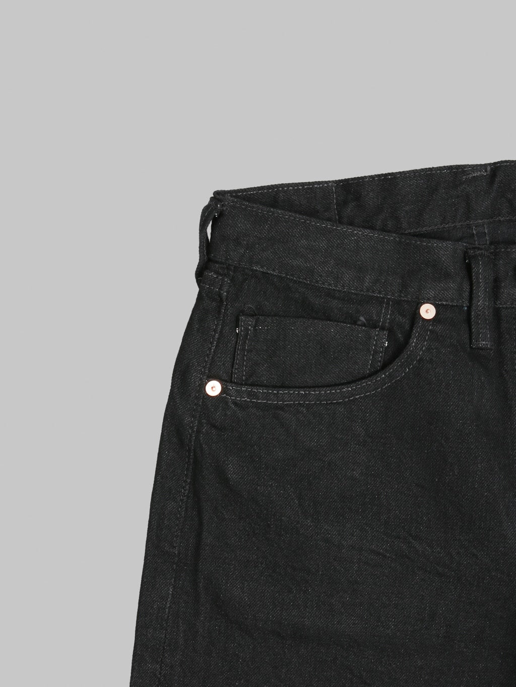TCB Late S40´s WWII 14oz Regular Straight Jeans Black