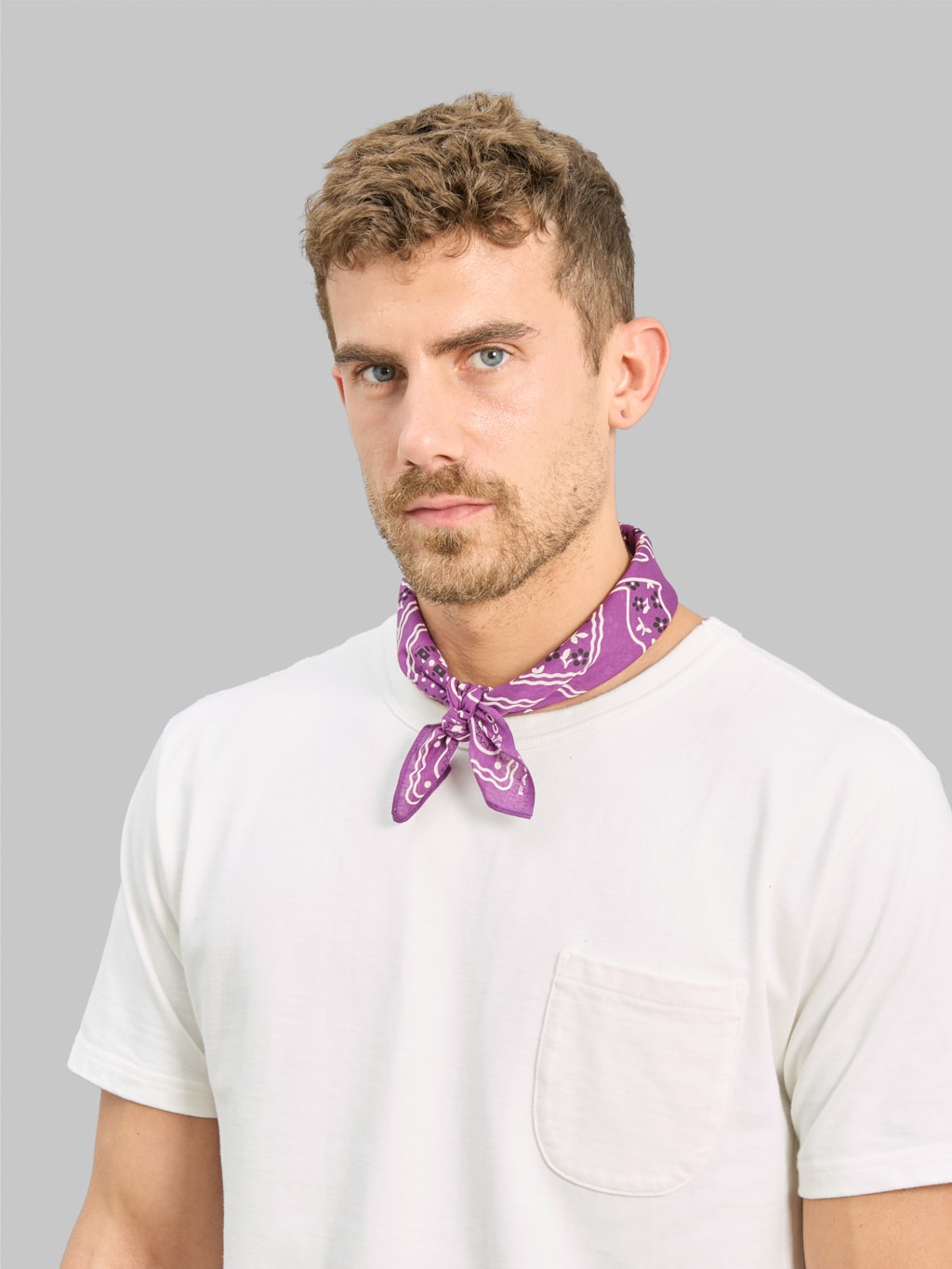 TCB Two Cats Bandana Purple