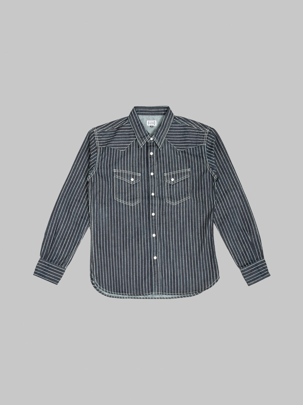 The Flat Head 10oz Indigo Wabash Western Shirt