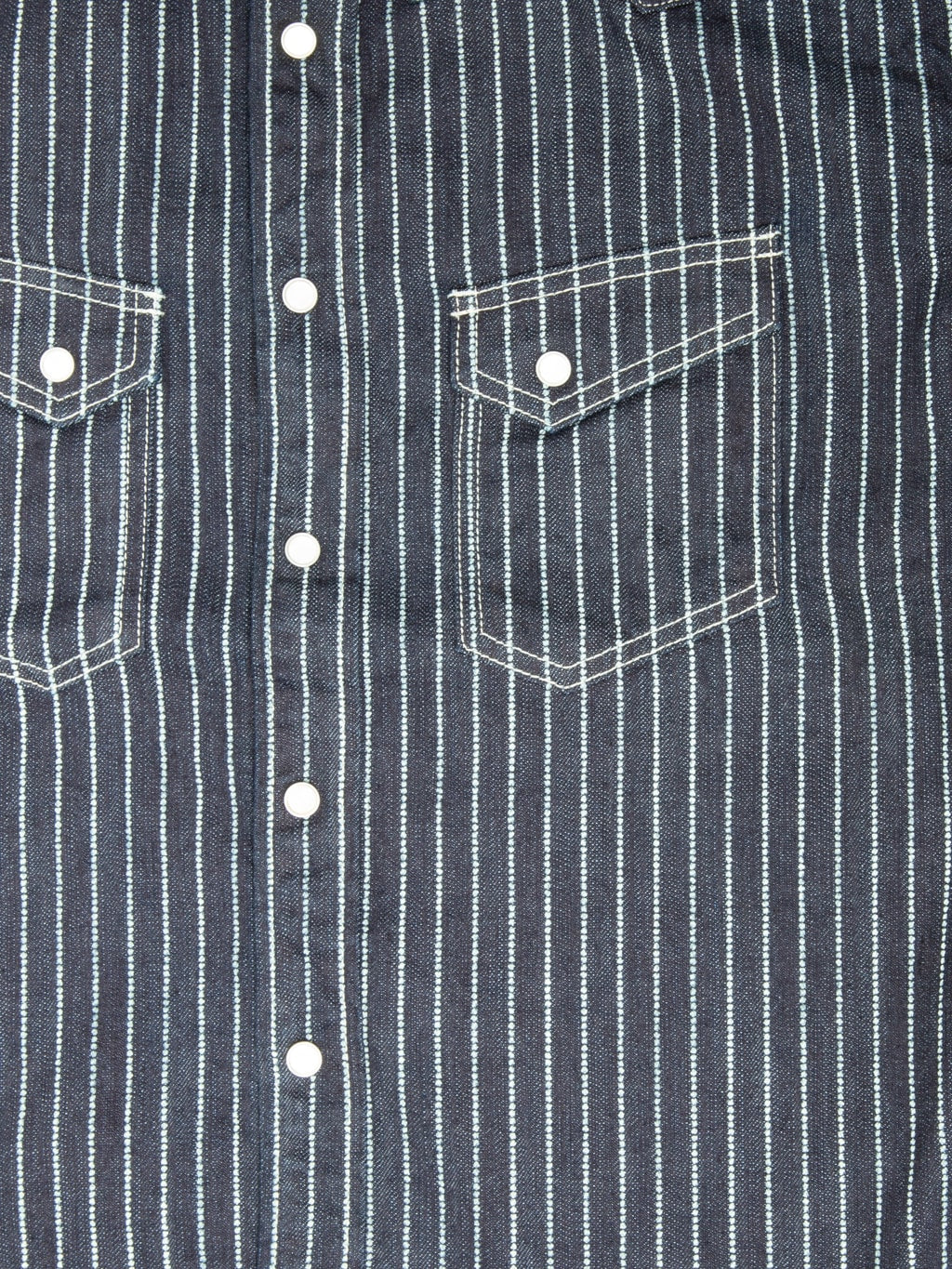 The Flat Head 10oz Indigo Wabash Western Shirt