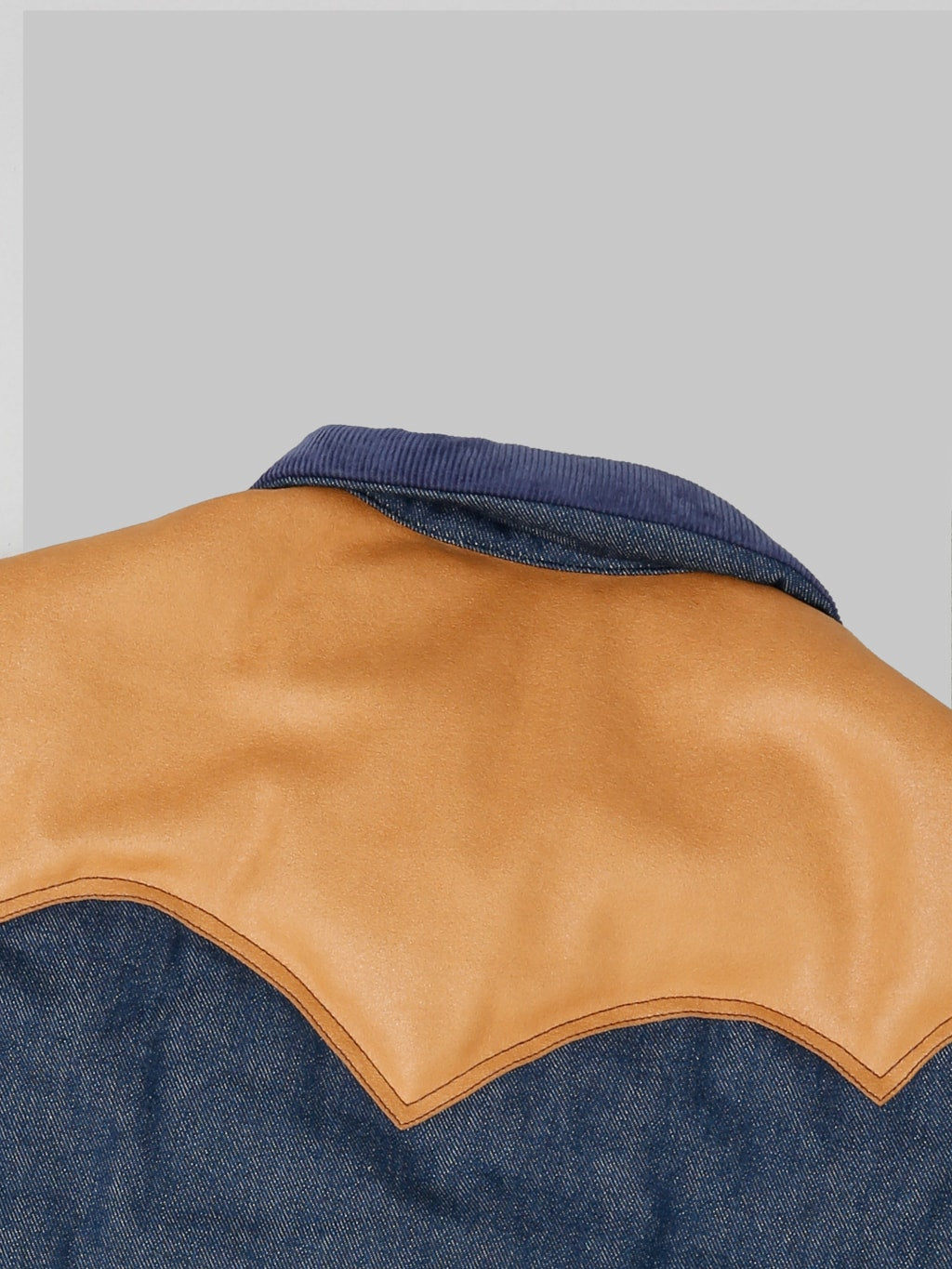 The Flat Head 12.5oz Denim Puff Vest