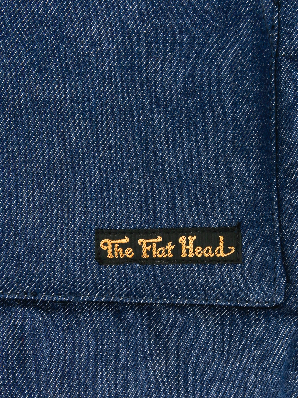 The Flat Head 12.5oz Denim Puff Vest
