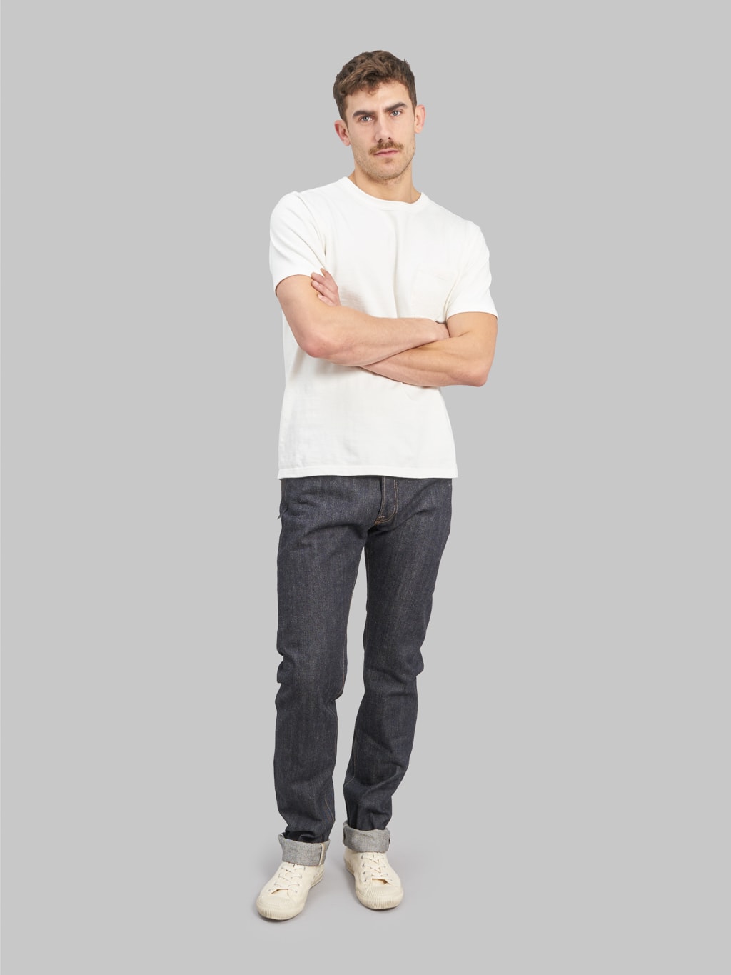 the flat head 3002 slim tapered jeans style