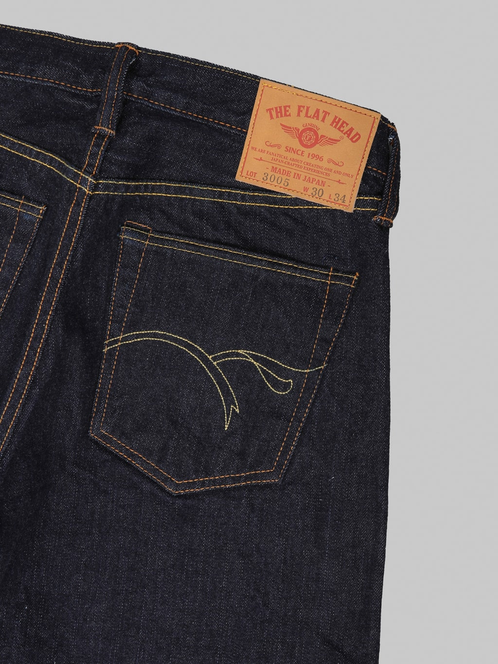 The Flat Head 3005 14.5oz Regular Straight Jeans