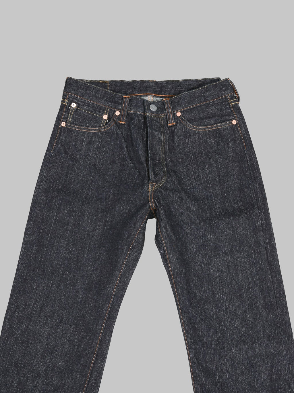 The Flat Head 8005 18oz Regular Straight Jeans waist