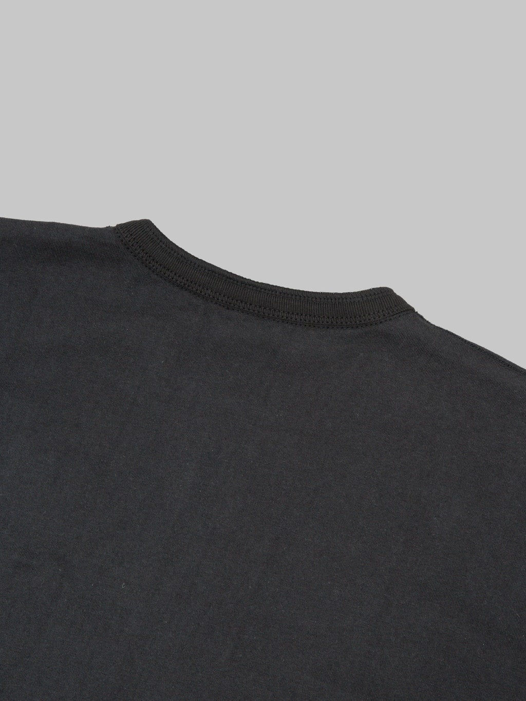 The Flat Head FN-TSH-003 Henley T-Shirt Black