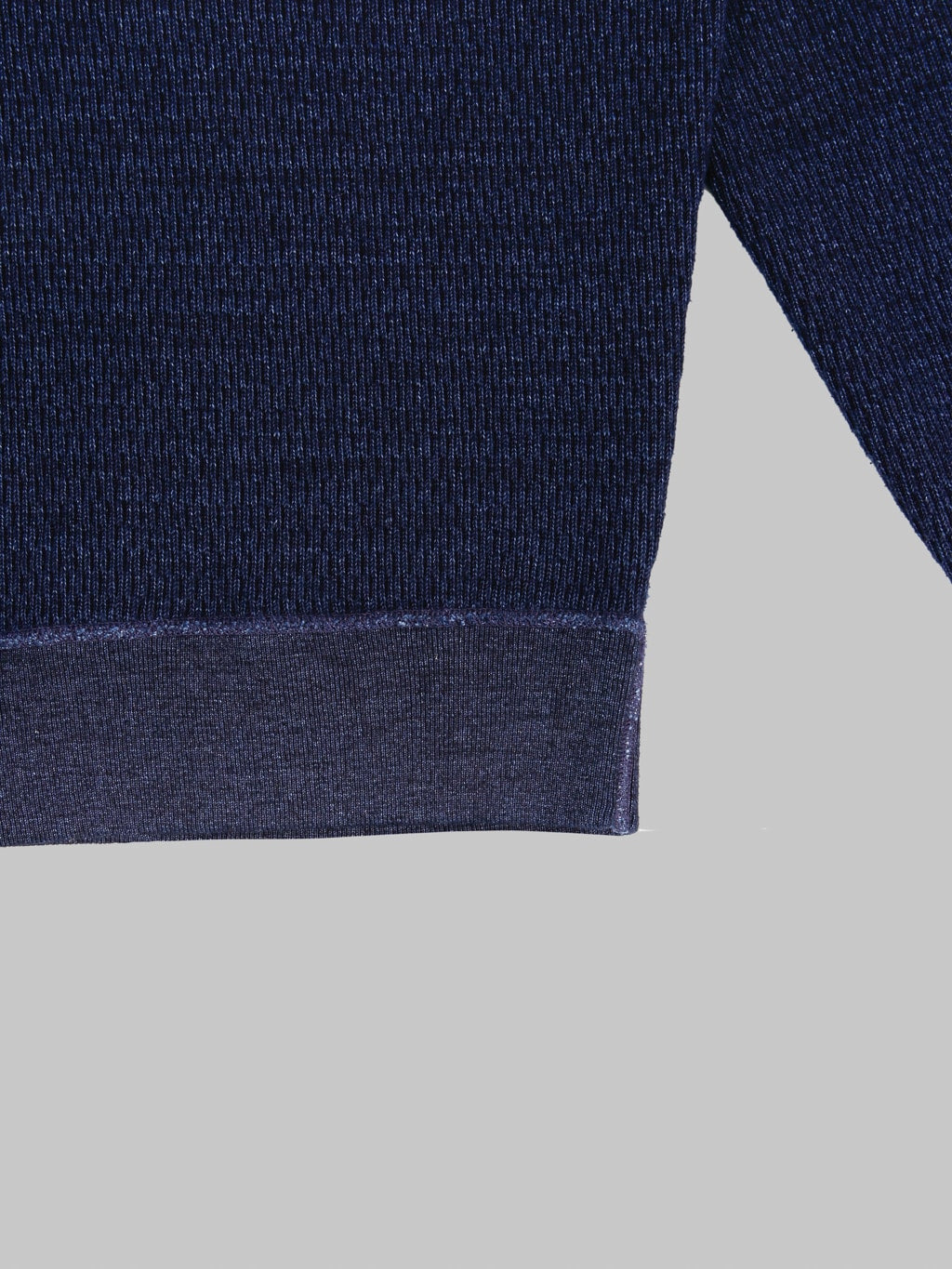 The Flat Head Long Sleeve Indigo Knit Heavy Thermal