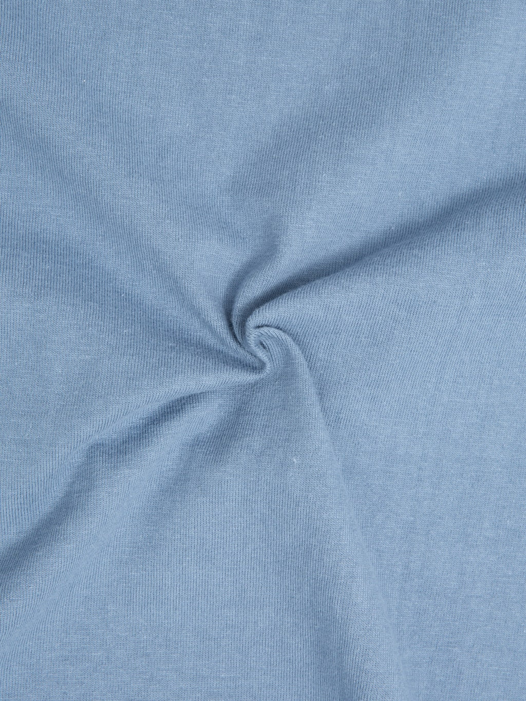 The Flat Head Loopwheeled Heavyweight Plain T-Shirt Blue