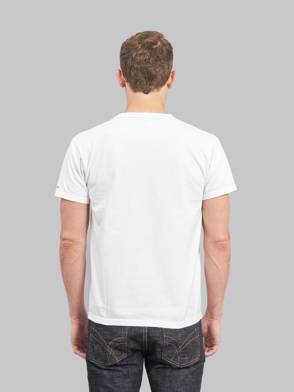 The Flat Head Loopwheeled Heavyweight Plain T-Shirt White