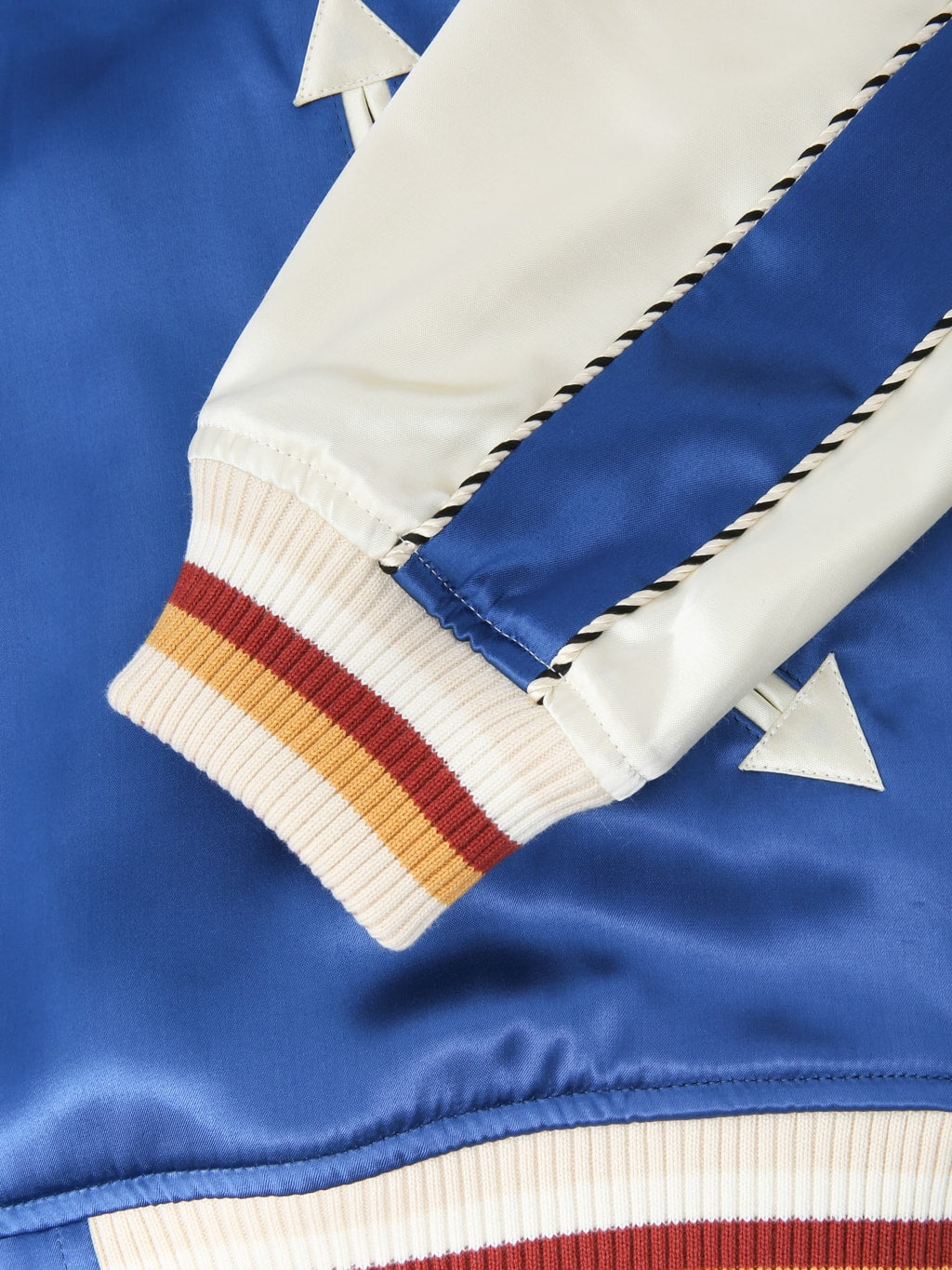 The Flat Head Tiger & Dragon Souvenir Jacket Blue Green