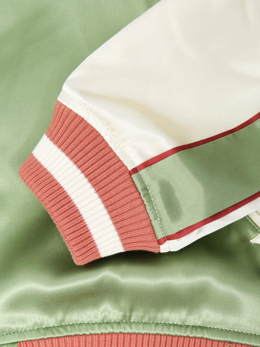 The Flat Head Tiger & Dragon Souvenir Jacket Blue Green