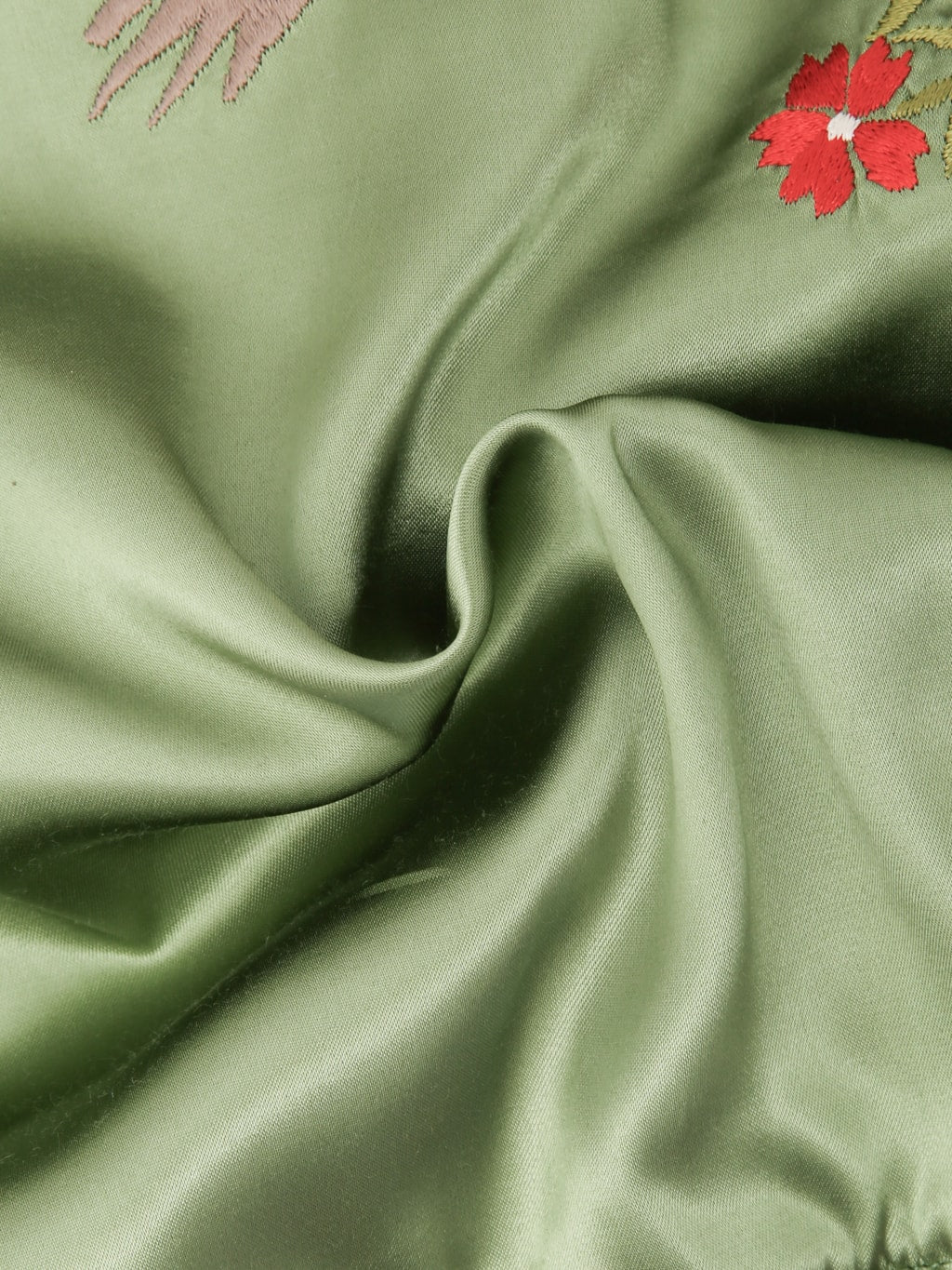 The Flat Head Tiger & Dragon Souvenir Jacket Blue Green