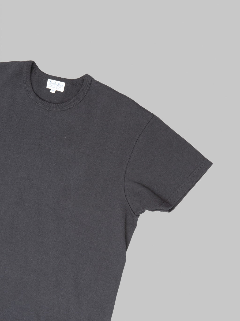 The Rite Stuff Heavyweight 9oz Loopwheel Tee Black short sleeve