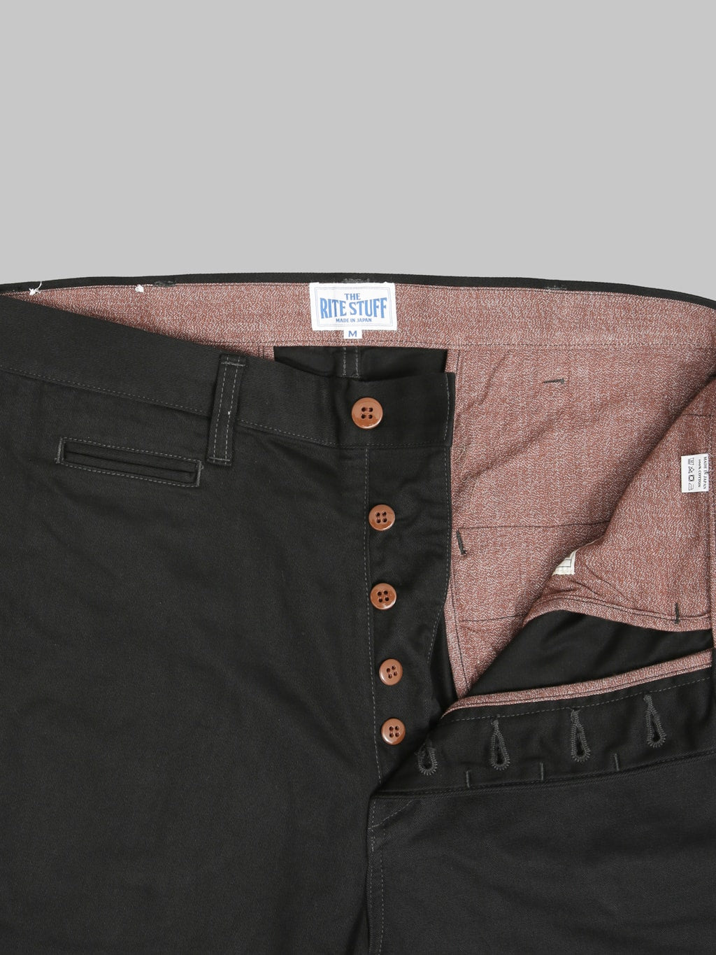 The Rite Stuff Oilman 7.7oz Chino Twill Work Pants Black
