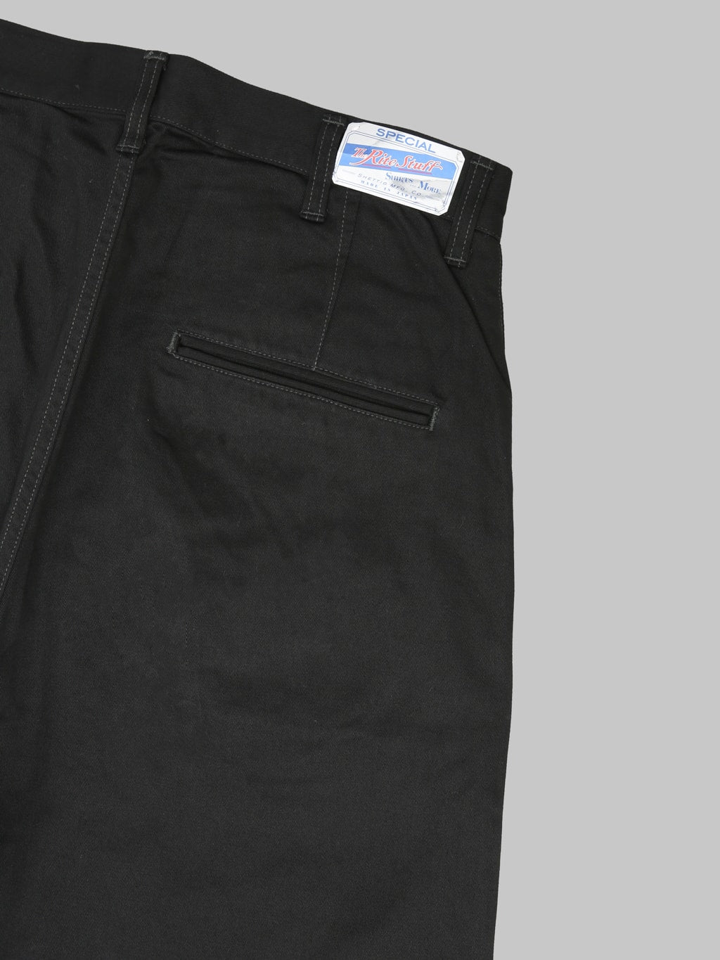 The Rite Stuff Oilman 7.7oz Chino Twill Work Pants Black