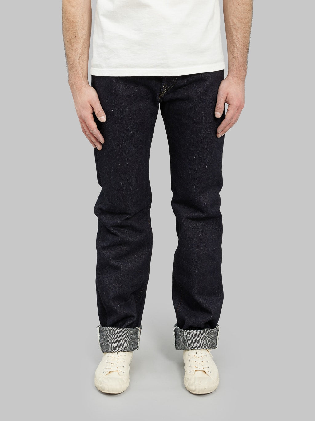 The Strike Gold Extra Heavyweight regular straight jeans front view
