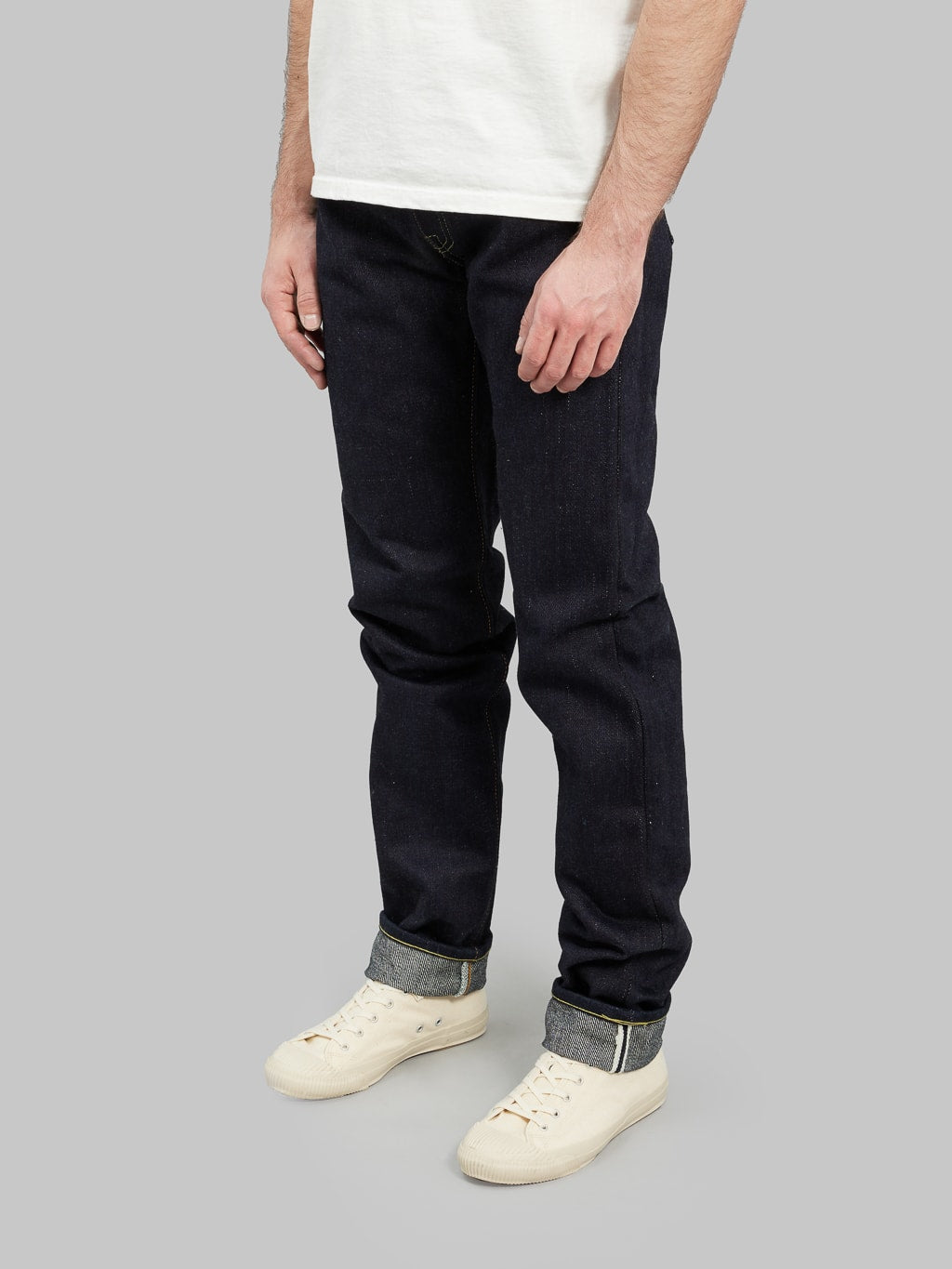 The Strike Gold Extra Heavyweight straight tapered jeans side fit