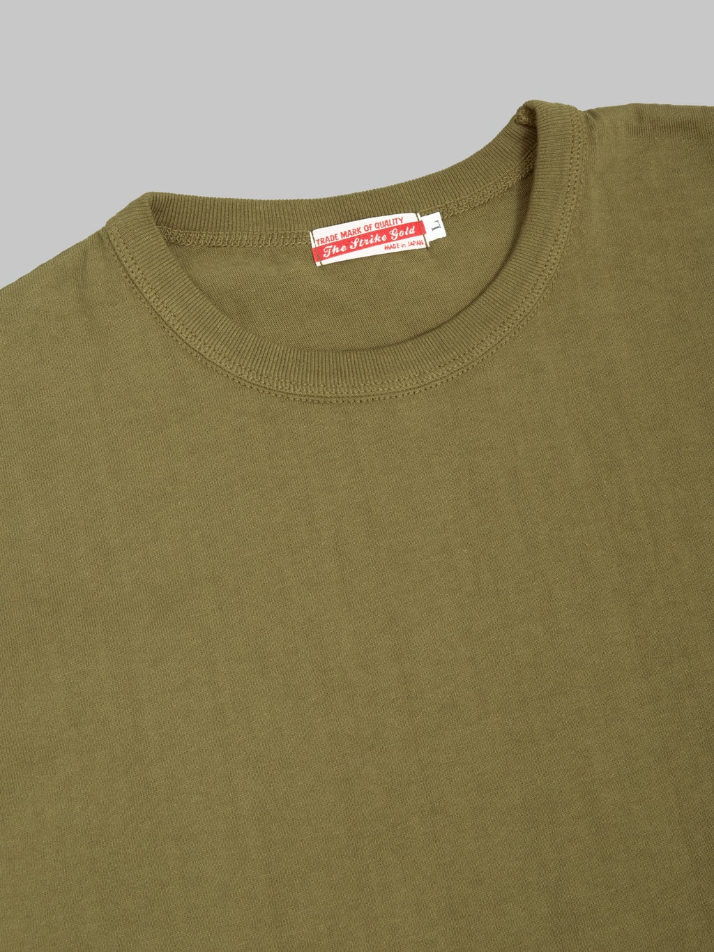 The Strike Gold Loopwheeled T-Shirt Olive