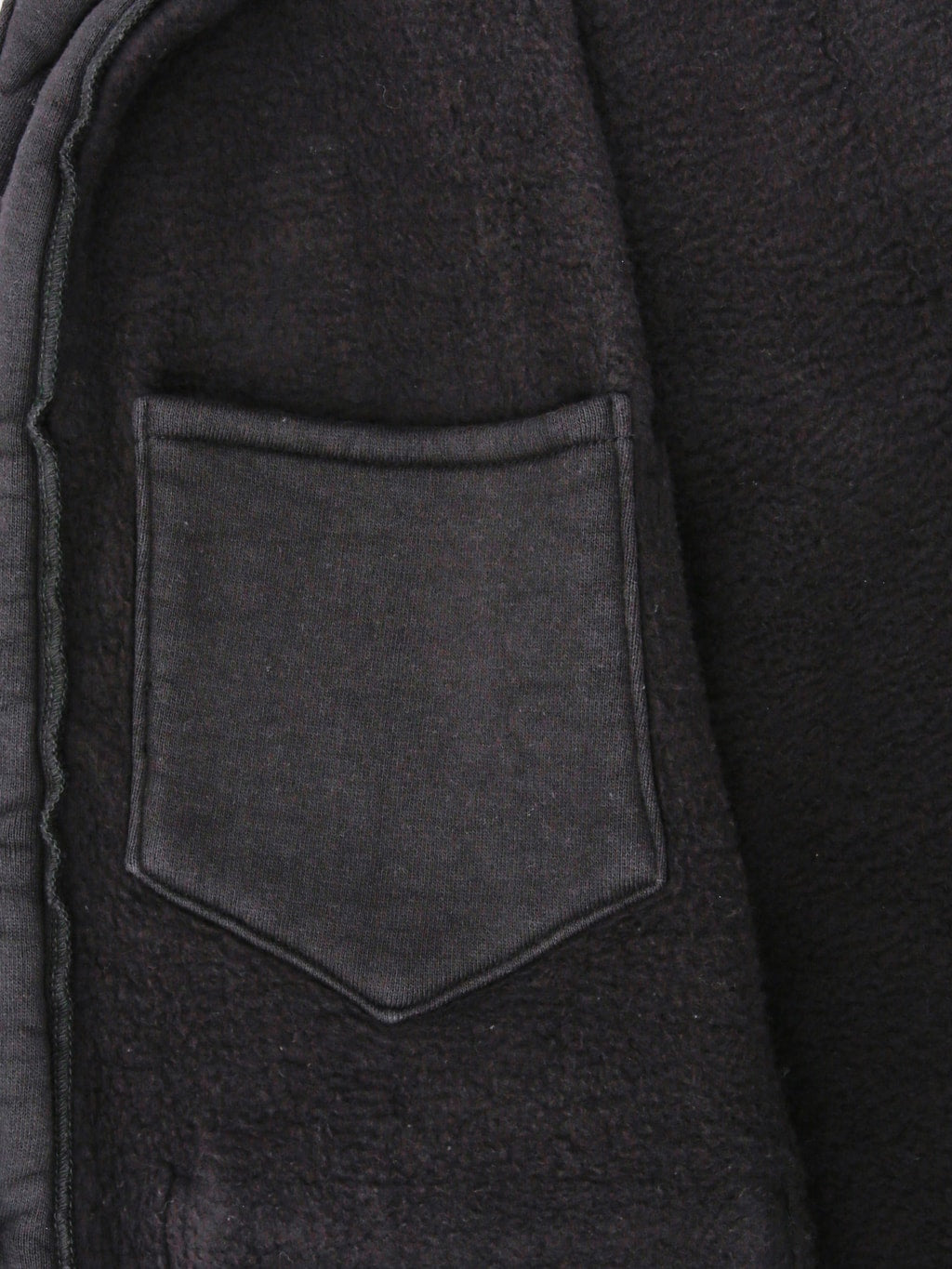 The Strike Gold Loopwheeled Shawl Collar Cardigan Black