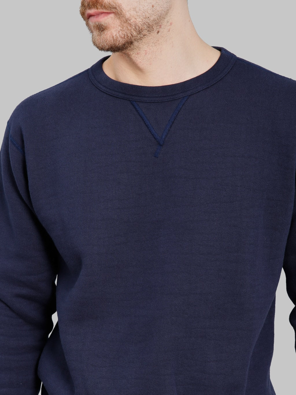 The Strike Gold Loopwheeled Sweatshirt Navy