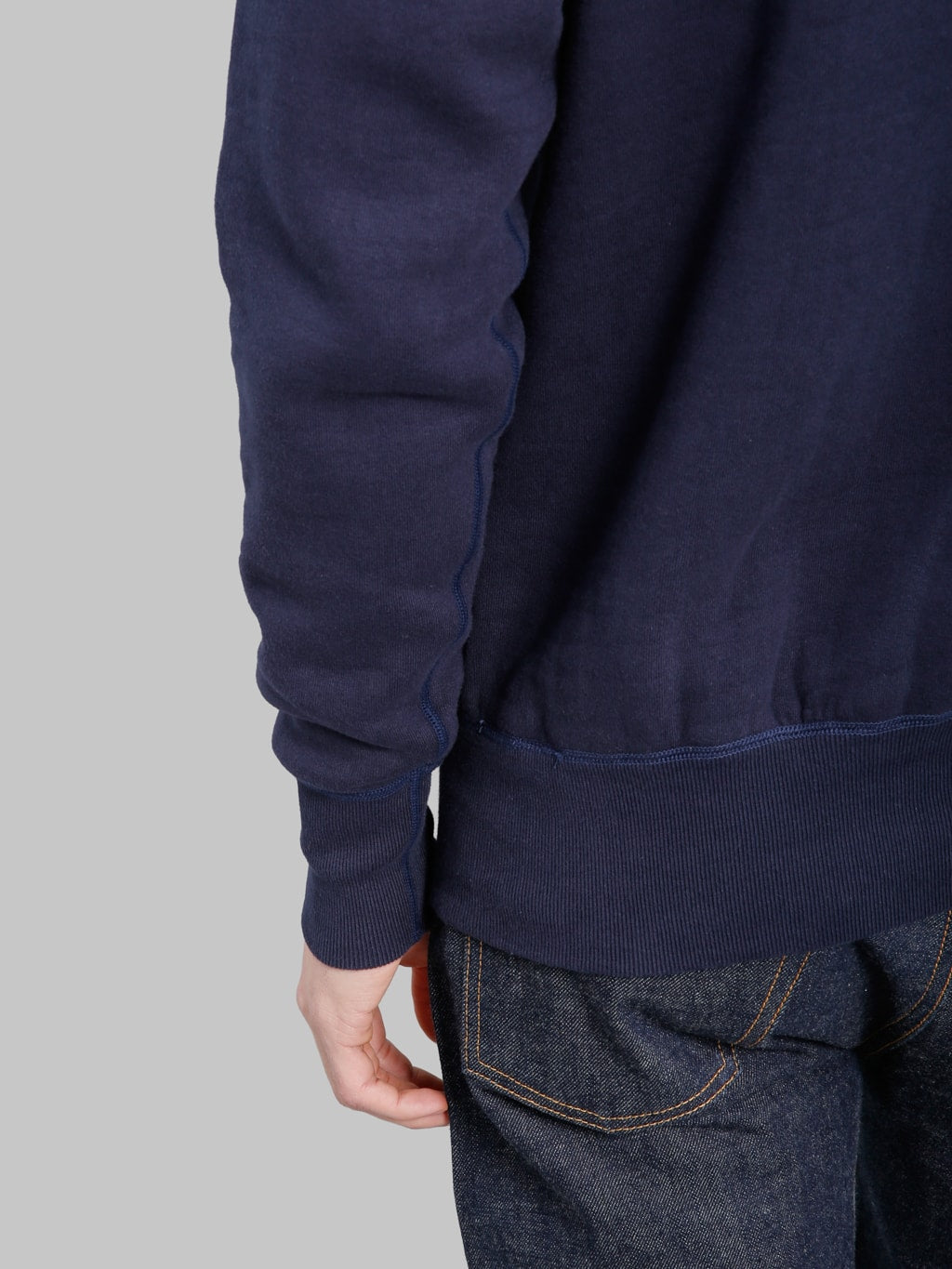 The Strike Gold Loopwheeled Sweatshirt Navy