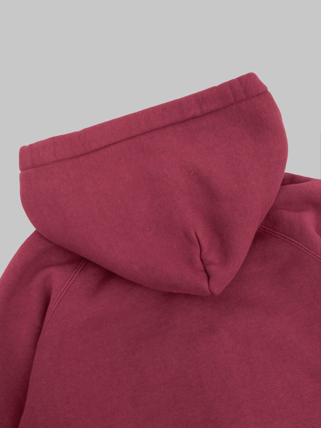 The Strike Gold Loopwheeled Zip Hoodie Burgundy