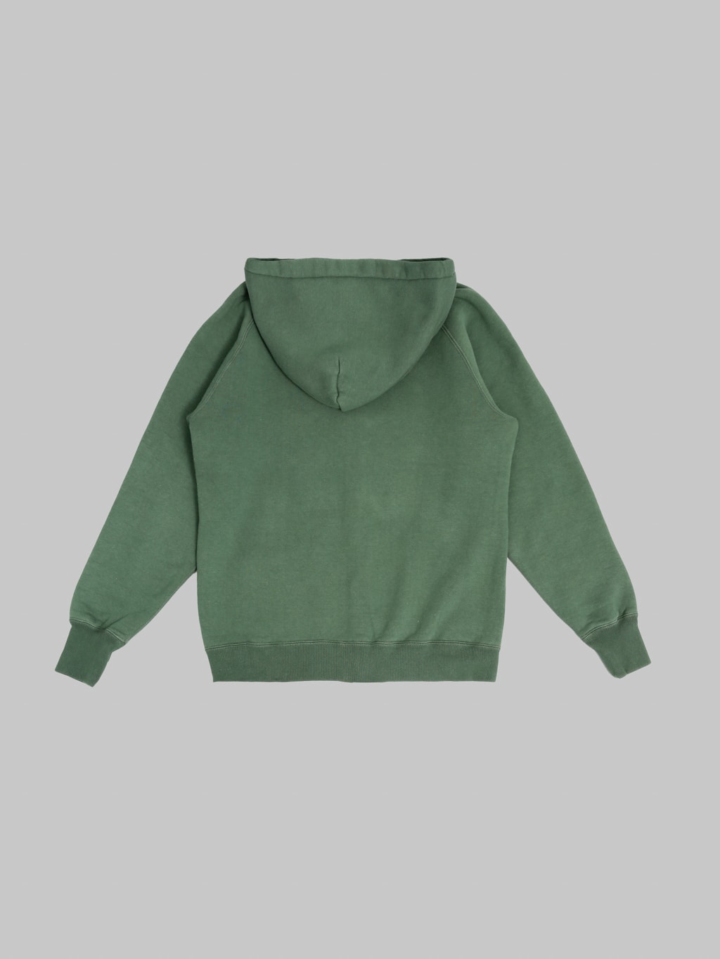 The Strike Gold Loopwheeled Zip Hoodie Green