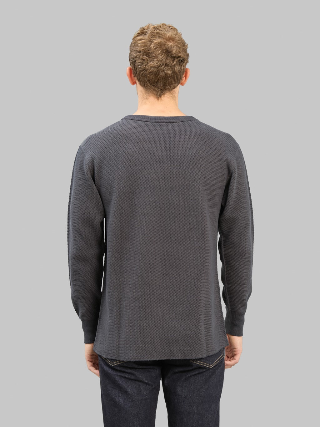 UES Double Honeycomb Thermal T-Shirt Steel Grey
