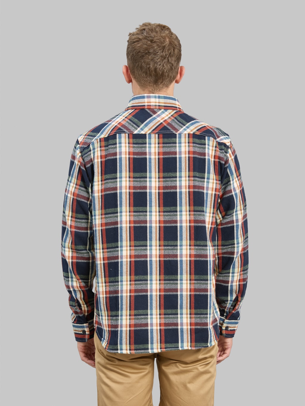 UES Heavy Flannel Shirt Navy